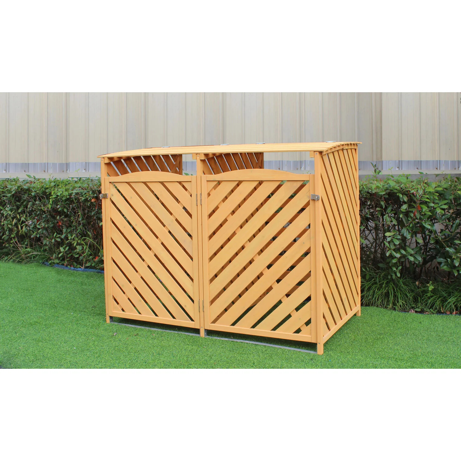 【Storage Shed】5x3 ft Solid Wood Garage Shed