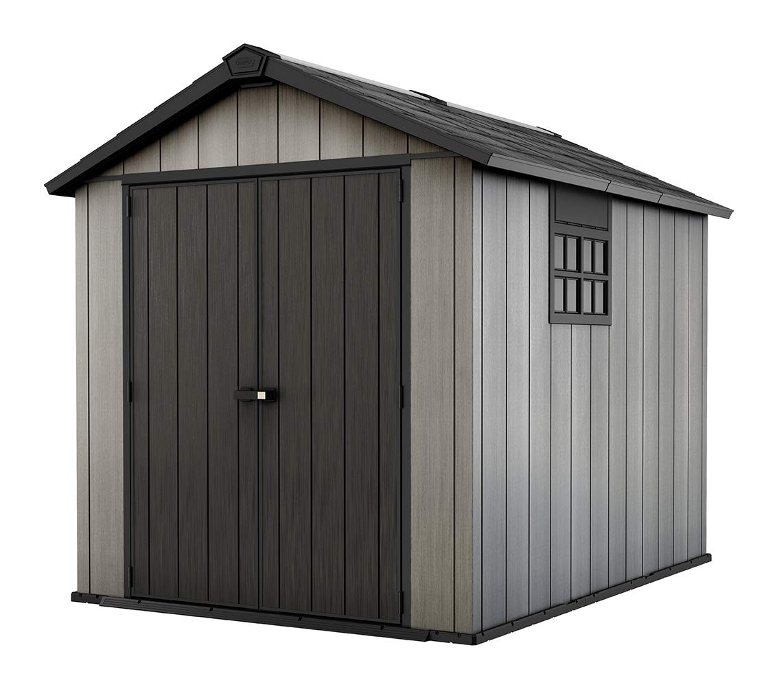 【Storage Shed】Keter Oakland 7.5 x 9 Foot Large Resin